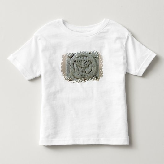 Verlichting met een menorah kinder shirts (Voorkant)