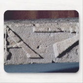 Verlichting met het instrument van een steenhouwer muismat (Voorkant)