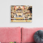 Verlichting met Shiva- en Parvati-ritsen Canvas Afdruk (Insitu (Woonkamer))