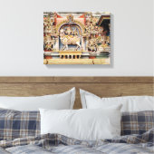 Verlichting met Shiva- en Parvati-ritsen Canvas Afdruk (Insitu (Slaapkamer))
