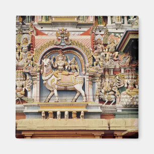 Verlichting met Shiva- en Parvati-ritsen Magneet