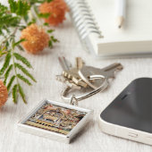 Verlichting met Shiva- en Parvati-ritsen Sleutelhanger (Zijkant)