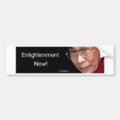 Verlichting nu! - Dalai Lama Bumpersticker (Voorkant)
