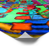 Verlichting op tijdschaal 1 poster (Hoek)