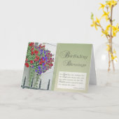 Verlichting op zaterdag - Bijbelverse Kaart (Gele Bloem)