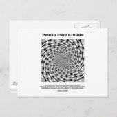 Verlichting over verdraaide snoer (onvervalste spi briefkaart (Voorkant / Achterkant)