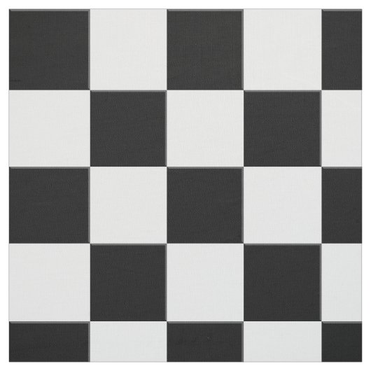 Verlichting rand zwarte en witte checkboard stof (Swatch)