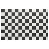Verlichting rand zwarte en witte checkboard stof (Fat Quarter)