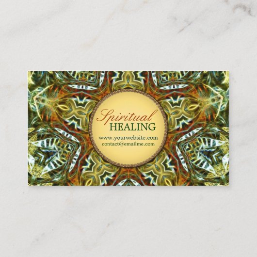 Verlichting Star New age Visitekaartje (Achterkant)