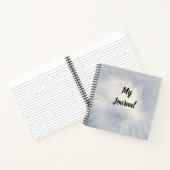 Verlichting van de achtergrond van de zon notitieboek (Binnen)