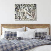 Verlichting van de Apotheose van keizer Antoninus Canvas Afdruk (Insitu (Slaapkamer))