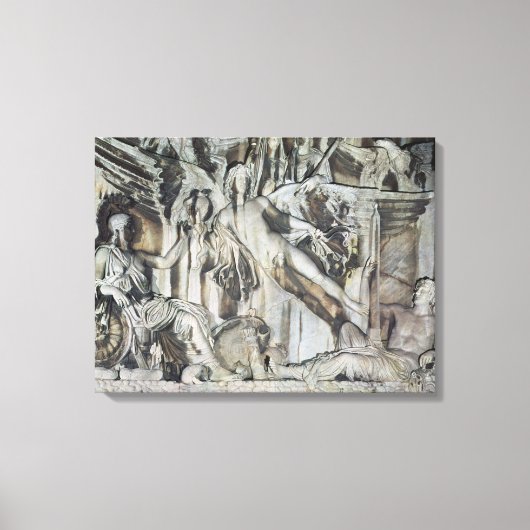 Verlichting van de Apotheose van keizer Antoninus Canvas Afdruk (Voorkant)