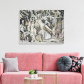 Verlichting van de Apotheose van keizer Antoninus Canvas Afdruk (Insitu (Woonkamer))