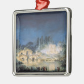 Verlichting van de Belvedere bij de Metalen Ornament (Links)