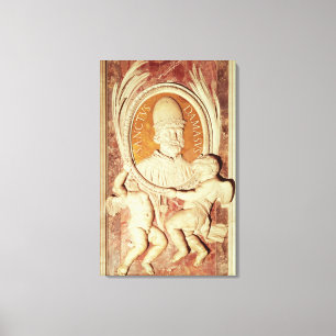 Verlichting van de Damasus I op een vliegramp Canvas Afdruk