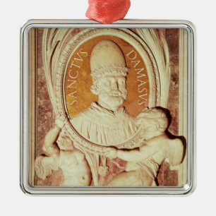 Verlichting van de Damasus I op een vliegramp Metalen Ornament