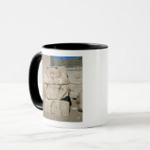 Verlichting van de Egyptische huisgod Bes Mok (Voorkant links)