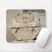 Verlichting van de Egyptische huisgod Bes Muismat (Met muis)