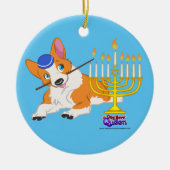 Verlichting van de Menorah- Ornament (Voorkant)