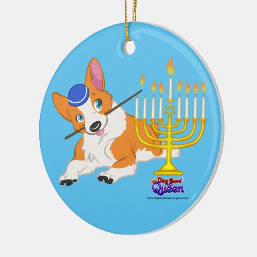 Verlichting van de Menorah- Ornament (Links)