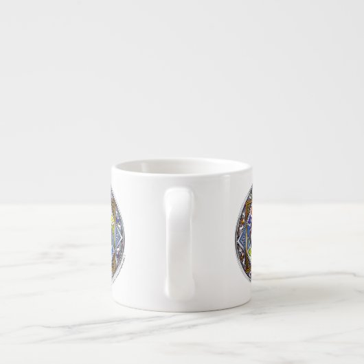 Verlichting van de Mok van Elements Espresso (Achterkant)