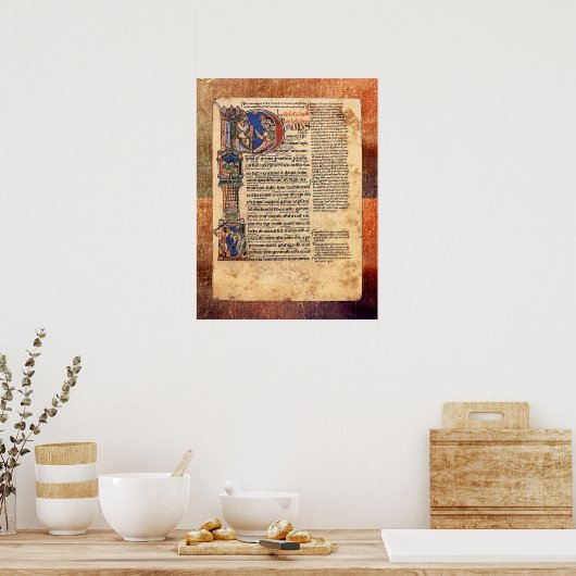Verlichting van de pistolen van St Paul Renaissanc Poster (Keuken)