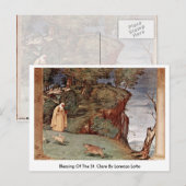 Verlichting van de sint-klare door Lorenzo Lotto Briefkaart (Voorkant / Achterkant)