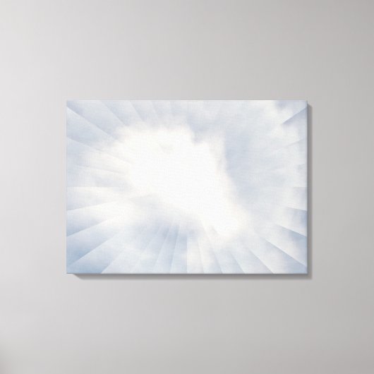Verlichting van de zon canvas afdruk (Voorkant)