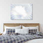 Verlichting van de zon canvas afdruk (Insitu (Slaapkamer))