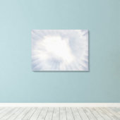 Verlichting van de zon canvas afdruk (Insitu (Houten vloer))