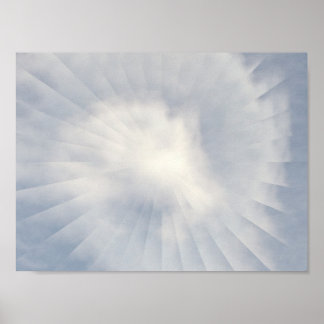 Verlichting van de zon poster