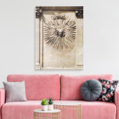 Verlichting van de zon van de gevel canvas afdruk (Insitu (Woonkamer))