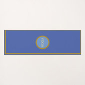 Verlichting van de zonsopgang in de oceaan, schild yogamat (Achterkant (horizontaal))