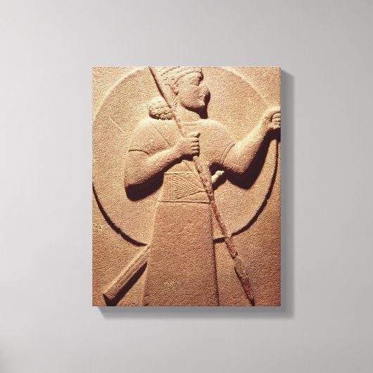 Verlichting van een Hittestrijder Canvas Afdruk (Voorkant)