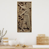 Verlichting van een krijger poster (Keuken)