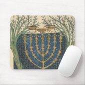 Verlichting van een menorah, van muismat (Met muis)