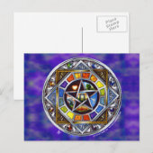 Verlichting van het Briefkaart van Elementen (Voorkant / Achterkant)