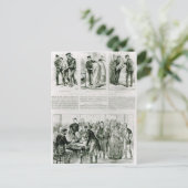 Verlichting van het Ierse noodlot Briefkaart (Staand voorkant)