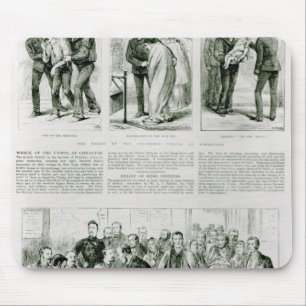 Verlichting van het Ierse noodlot Muismat