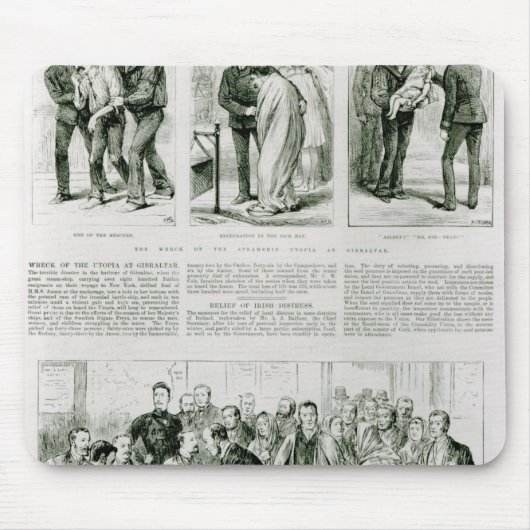 Verlichting van het Ierse noodlot Muismat (Voorkant)