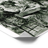 Verlichting van het Ierse noodlot Poster (Hoek)