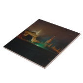 Verlichting van het Kremlin, 1883 (olie op canvas) Tegeltje (Zijkant)