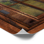 Verlichting van het venster Fake - Afrikaanse olif Poster (Hoek)