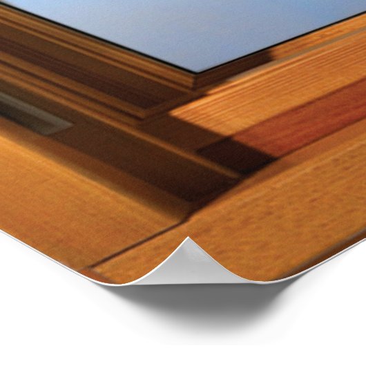 Verlichting van het venster Fake - Uitzicht voor r Poster (Hoek)