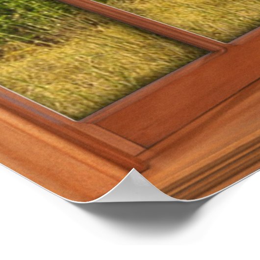 Verlichting van het venster van Afrikaanse olifant Poster (Hoek)