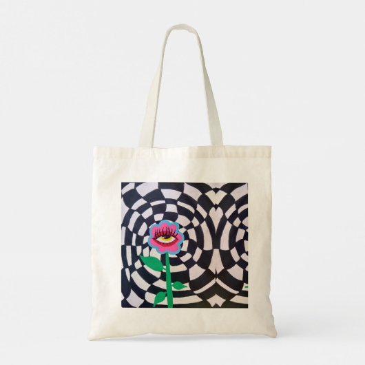 Verlichting van het ventilatoroog, Abstracte kunst Tote Bag (Achterkant)
