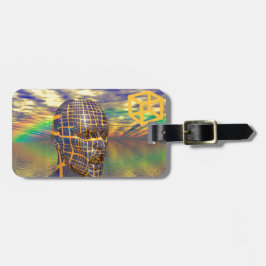 Verlichting van het vlak bagagelabel