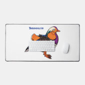 Verlichting van kleurrijke mandarijneenden bureaumat (Keyboard & Muis)