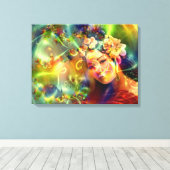 Verlichting van Liefde Canvas Afdruk (Insitu (Houten vloer))