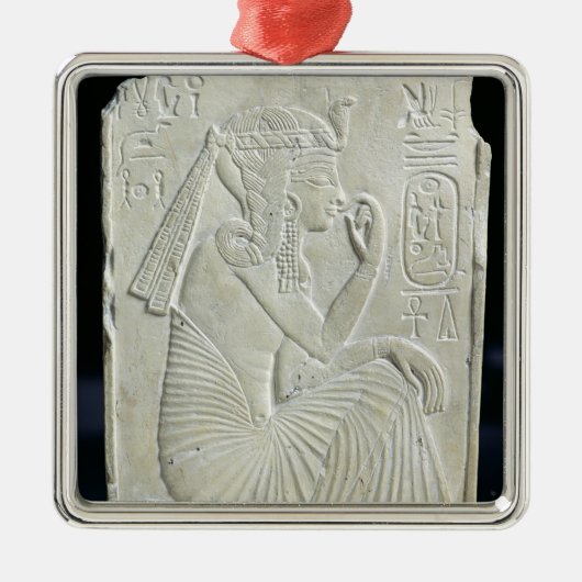 Verlichting van Ramesses II als kind Metalen Ornament (Voorkant)